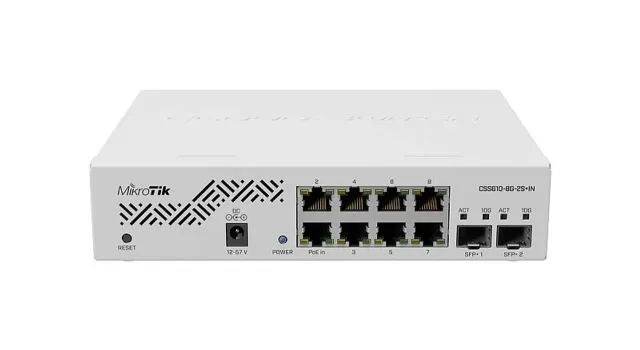 MikroTik | Cloud Router Switch | CSS610-8G-2S+IN