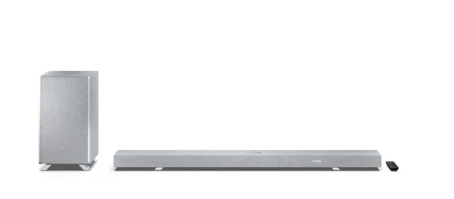 Sharp | 5.1.2 Dolby Atmos/DTS:X Soundbar with Wireless Subwoofer | HT-SBW55121(SL) | Bluetooth