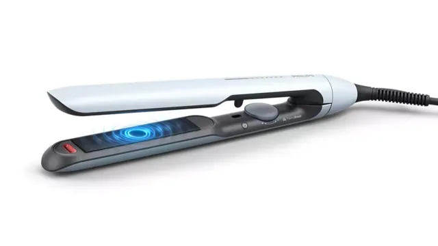 Philips | Hair Straitghtener | BHS520/00 | Warranty 24 month(s) | Ceramic heating system | Ionic function | Display LED | Temperature (max) 230 °C | Number of heating levels 12 | Pale Blue