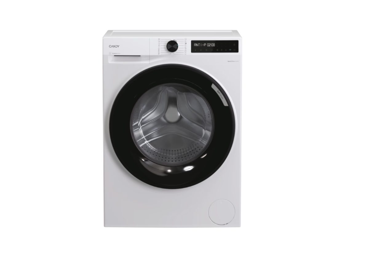 Washing machine, BR 47SBL8-S, Energy efficiency class A, Front loading, Washing capacity 7 kg, 1400 RPM, Depth 49 cm, Width 60 cm, Display, Digital, Steam function, Wi-Fi, White