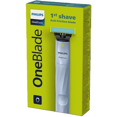 PHILIPS OneBlade 1st Shave skuveklis sejai, zils
