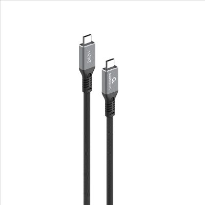 Cablexpert Premium USB4 Type-C charging and data cable, 40 Gbps, 240 W, 0.3 m, CCBP-USB4-CMCM240-0.3M