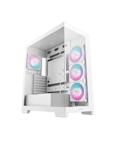 Deepcool CG580 4F WH, White, Mid Tower, ATX PS2