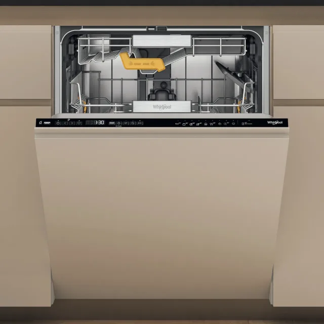 Whirlpool W8I HP42 L | Built-in | Width 60 cm | Number of place settings 14 | Number of programs 10 | Energy efficiency class C | Display | Black