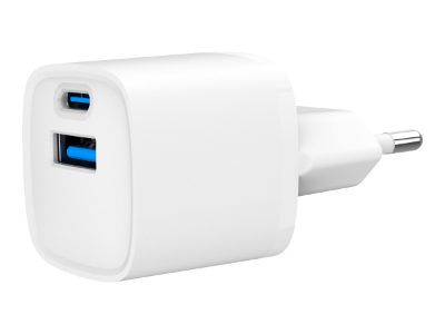 Gembird Fast Charger, TA-UC-PDQC20-W-01, USB A+C