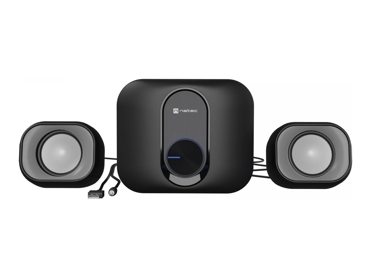 Natec Computer Speakers Pug, Black, Natec