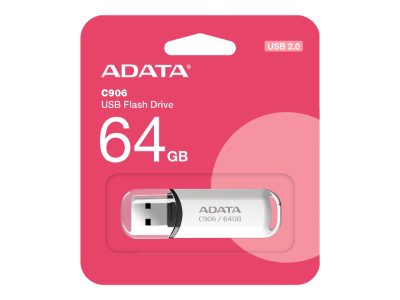 USB Flash Drive, C906, 64 GB, USB Type-A, White