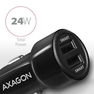 AXAGON Dual car charger, 24W, PWC-5V5