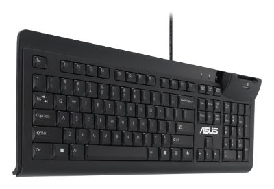 Asus KU100, Smart Card Keyboard, Wired, US, Black