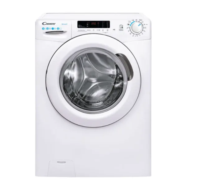 Candy | Washing Machine | CS1482DW4/1-S | Energy efficiency class B | Front loading | Washing capacity 8 kg | 1400 RPM | Depth 53 cm | Width 60 cm | Display | LCD | White