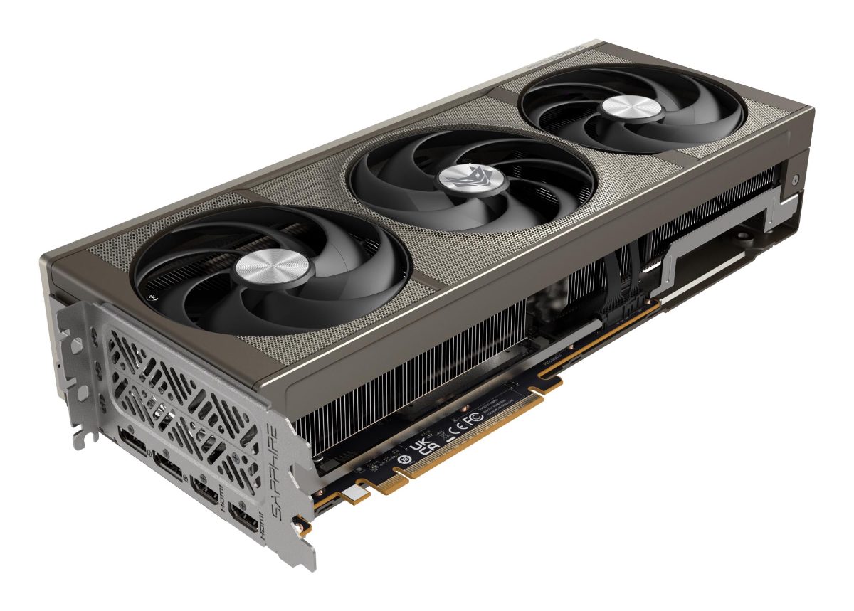 Graphics Card, SAPPHIRE, AMD Radeon RX 9070, 16 GB, GDDR6, 256 bit, Triple slot Fansink, 2xHDMI, 2xDisplayPort, 11349-01-20G