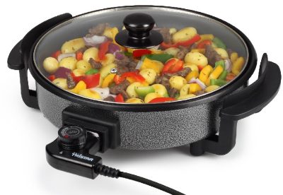 Multifunctional grill pan, PZ-2963, Grill, Fixed handle, Black