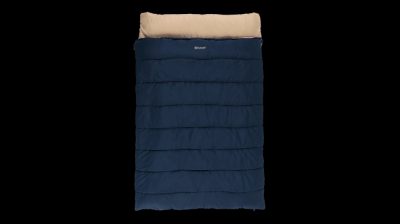 Outwell Contour Lux Deep Blue, Sleeping Bag, 220 x 145 cm, Temperature -22 to 12 °C, Both Side Zipper