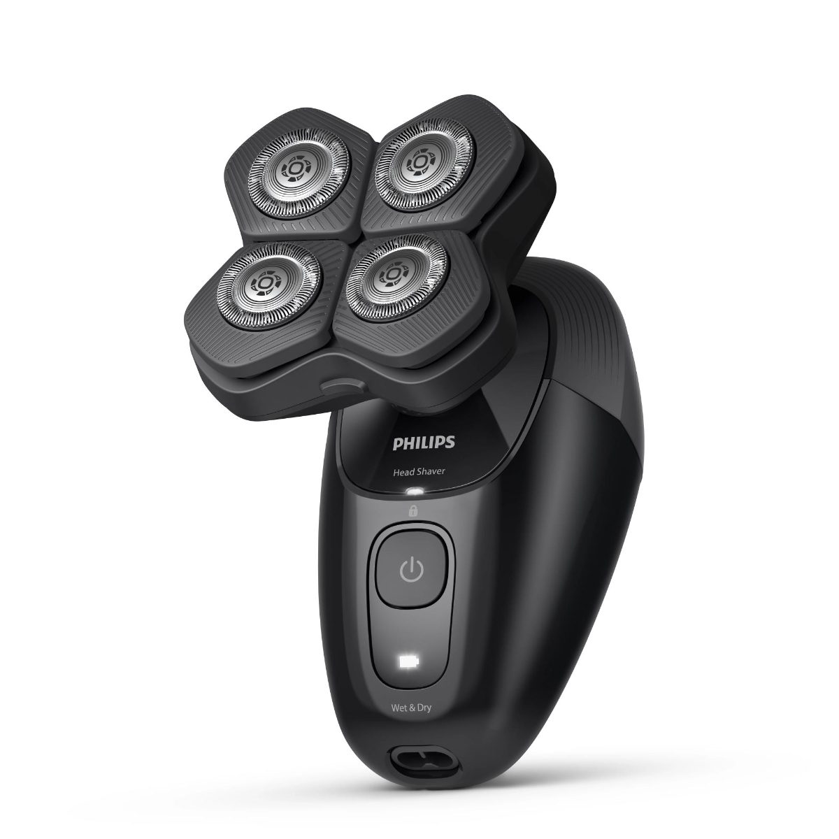 Philips Head Shaver, Pro 5000 Series HS5980/15, Operating time (max) 60 min, Wet & Dry, Lithium, Deep Black