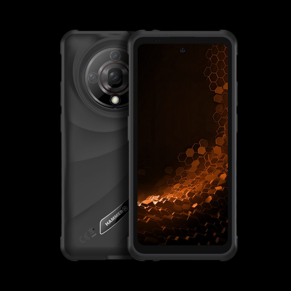 Iron 6, Black, 6.56 ", IPS, 1612 x 720 pixels, Mediatek, Dimensity 6300, Internal RAM 8 GB, 256 GB, microSD, Dual SIM, 4G, 5G, Main camera resolution 64 MP, Android, 15, 6050 mAh