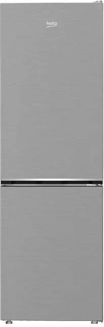 BEKO Refrigerator | B1RCNA364XB | Energy efficiency class E | Free standing | Combi | Height 186.5 cm | No Frost system | Fridge net capacity 210 L | Freezer net capacity 106 L | 37 dB | Grey