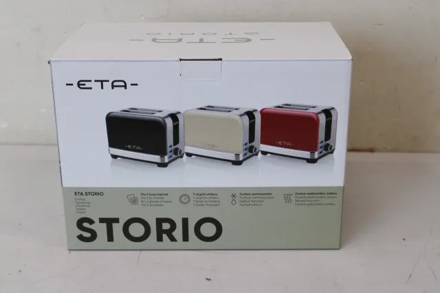 SALE OUT. ETA ETA916690040 STORIO Toaster, Power 930 W, 2 slots, Stainless steel, Beige | ETA Storio Toaster | ETA916690040 | Power 930 W | Housing material Stainless steel | Beige | DAMAGED PACKAGING