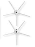 Vacuum Cleaner Accessory, ROBOROCK, Side Brush, White, For Q7 Max White/ Q7 Max+ White/ S7+ White/ S7 White/ S6 White/ S5 Max White/ S6 Pure White/ E5 White, 8.02.0053