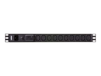 1U 20A 18Port Basic PDU with Surge Protection, PE0218SG
