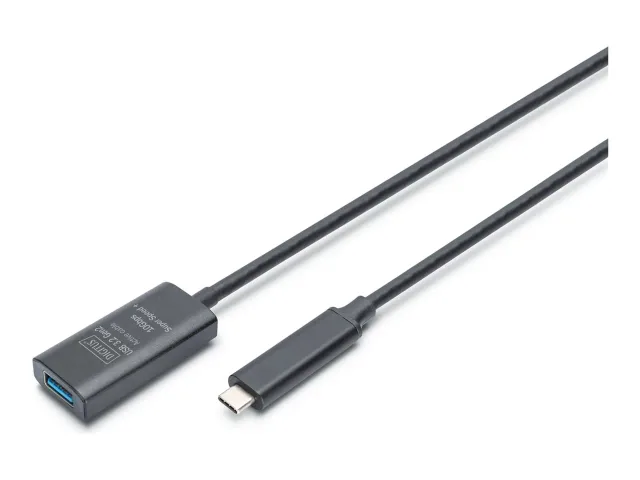 Digitus | Active USB 3.2 Gen2 10G extension cable | DA-73113 | USB-C to USB-A