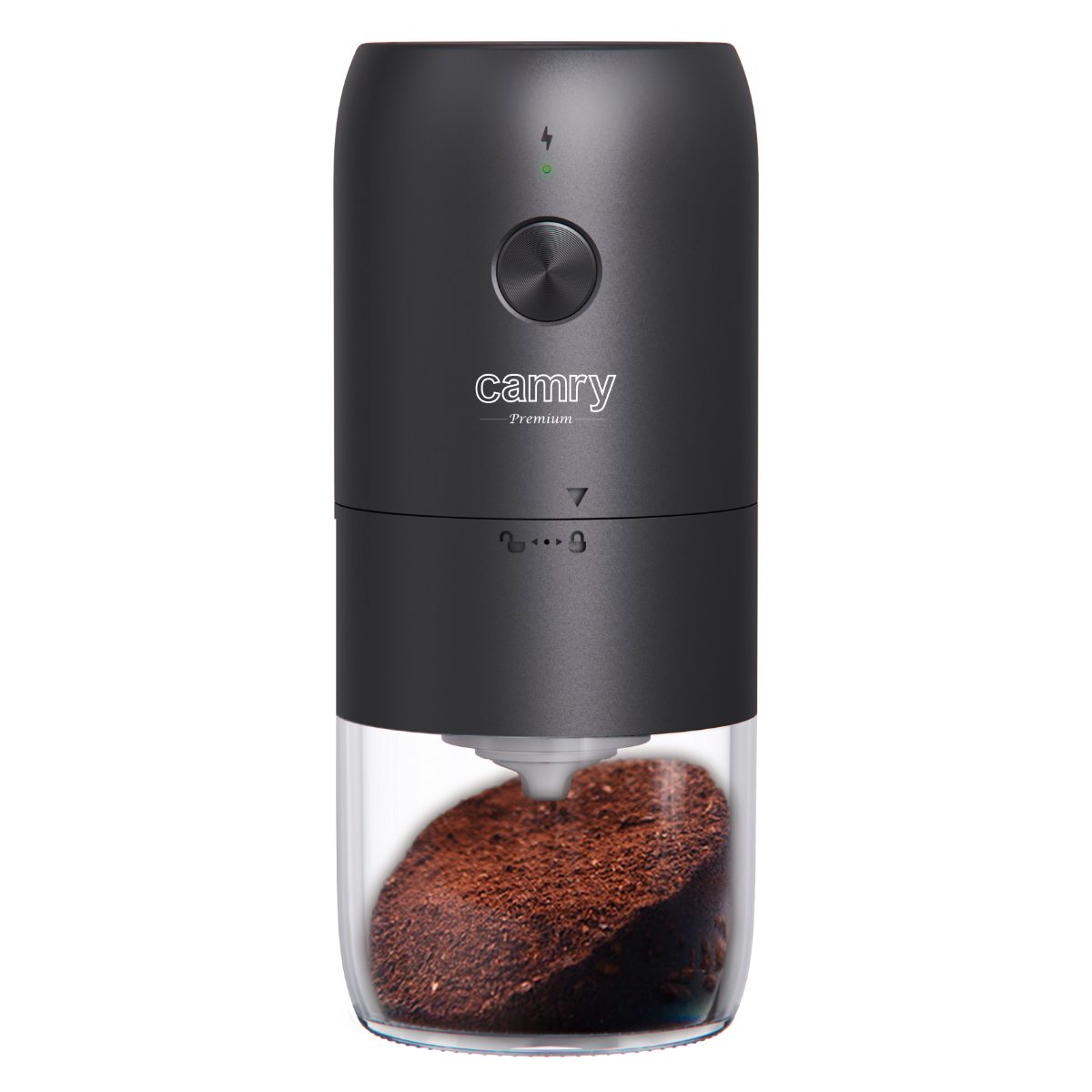 Camry Cordless USB Electric Coffee Grinder, CR 4302, 25 W, Coffee beans capacity 25-30 g, Black