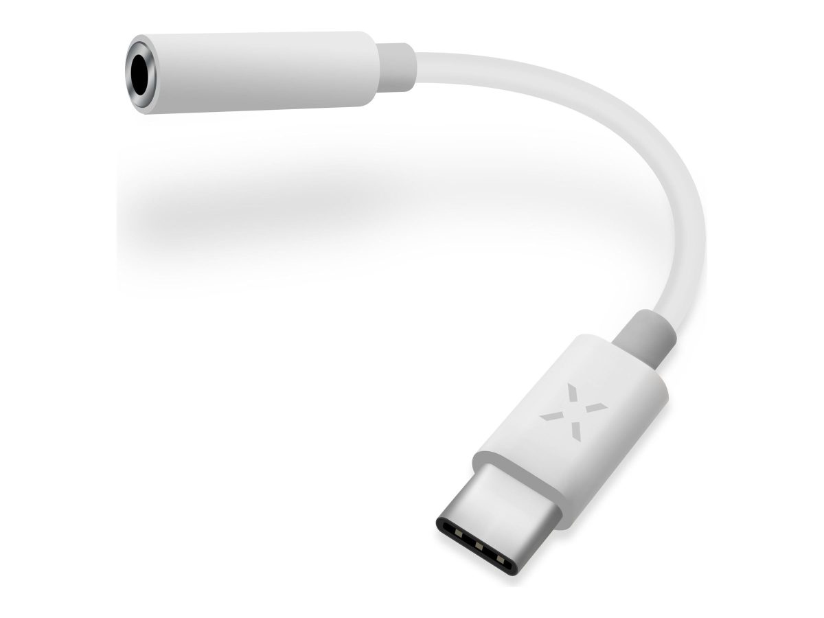 Fixed Link Adapter USB-C/3.5mm Jack, FIXL-CJD-WH, White