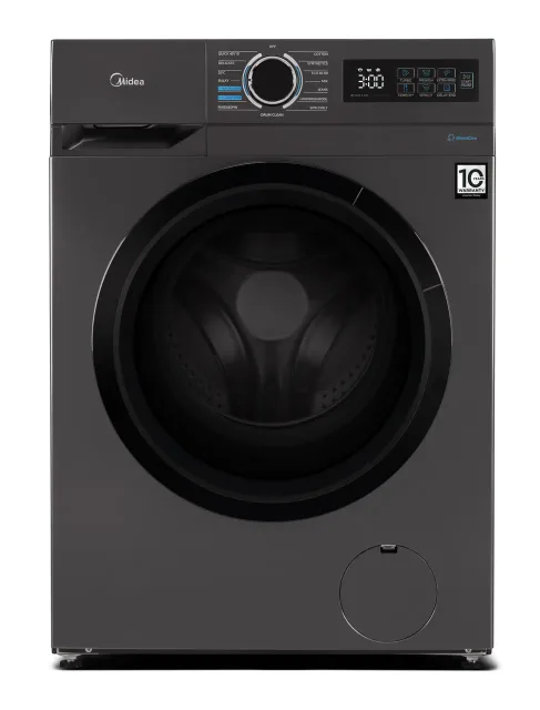 Midea | Washing Machine | MF110W60/T-HR | Energy efficiency class D | Front loading | Washing capacity 6 kg | 1000 RPM | Depth 40 cm | Width 59.5 cm | Display | LED | Silver