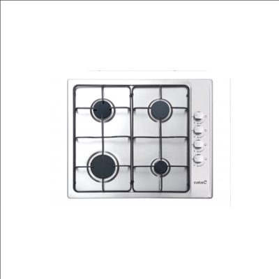 Hob, GI 6004 X, Gas, Number of burners/cooking zones 4, Rotary, Stainless steel