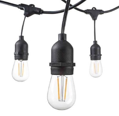 LAMP LED GARLAND GARDEN STRING/E27 15M 03-631 VISIONAL