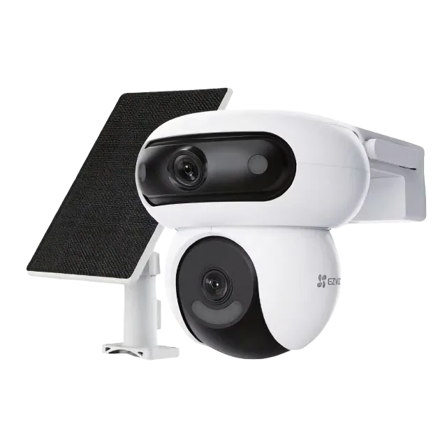 EZVIZ Battery-Powered Dual Camera Kit with Solar Panel | CS-HB90/SP | 4+4 MP | 2.8mm/6mm | IP65 | H.264/H.265 | Micro SD, Max. 512 GB