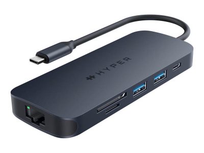 HyperDrive Next 8 Port USB-C Hub, 140W, Ethernet LAN (RJ-45) ports 1, HDMI ports quantity 1