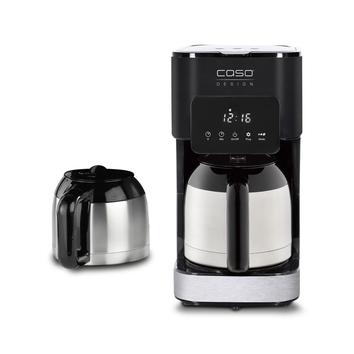 Coffee Maker with Two Insulated Jugs, Taste & Style Duo Thermo, Drip, 800 W, Black/Stainless Steel