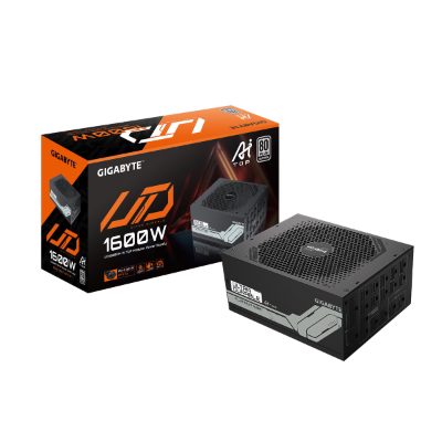 Power Supply, GIGABYTE, GP-UD1600PM PG5, 1600 Watts, Efficiency 80 PLUS PLATINIUM, PFC Active, GP-UD1600PMPG5