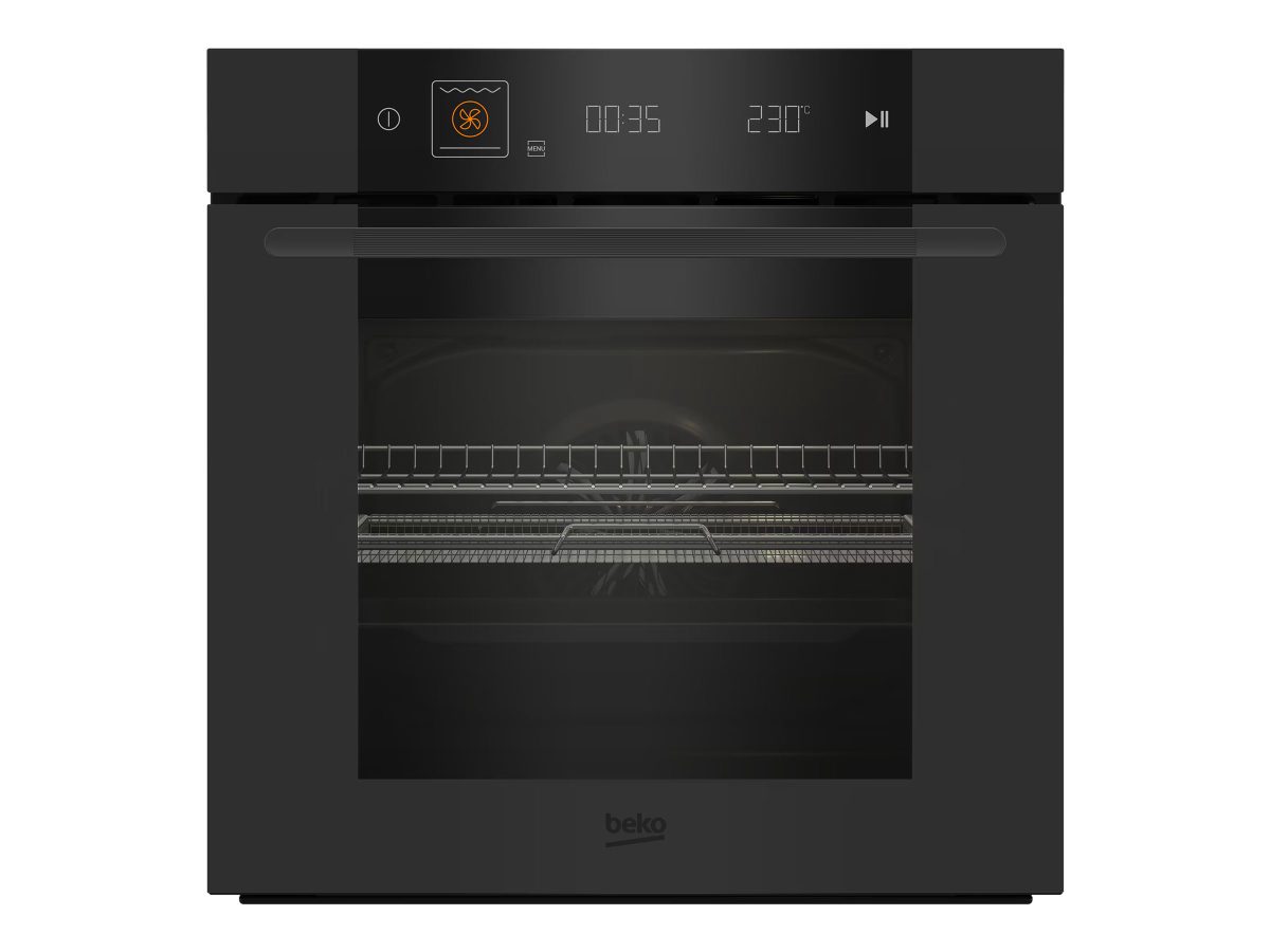 BEKO Oven, MBBIMA10600MTPSWE, 72 L, Electric, Pyrolysis, Touch control, Steam function, Convection, Height 59.5 cm, Width 59.4 cm, Black