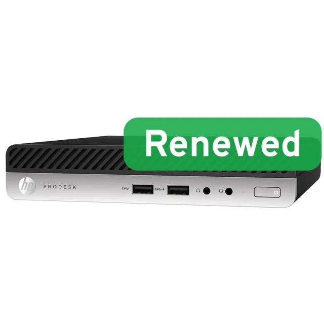 HP Renewed Grade A | ProDesk 400 G4 | Intel Core i3 | i3-8100T | 8 GB | SSD | 256 GB | Intel UHD Graphics 630 | Windows 11 Pro
