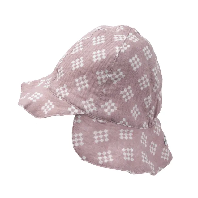 Lodger Hatter Tribe Muslin kokvilnas bērnu cepurīte, Rose, 3 - 6 mēn.