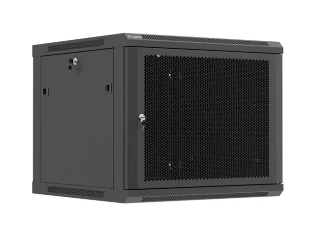 Lanberg Wall mounted installation cabinet 19" 9U 600X600 | WF01-6609-23B | Black