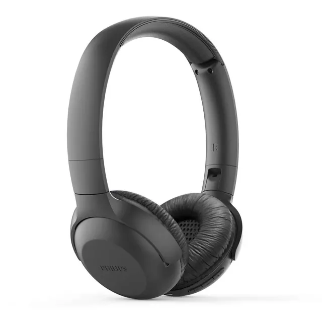 PHILIPS UpBeat bezvadu austiņas ar galvas stīpu un mikrofonu, melnas