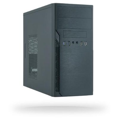 Case, CHIEFTEC, HO-12B, MidiTower, Not included, MicroATX, Colour Black, HO-12B-OP
