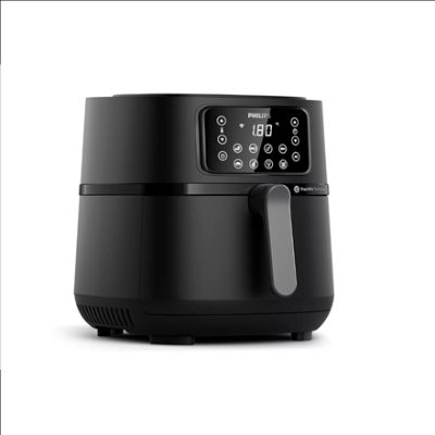 XXL Connected Air Fryer, HD9285/93 5000 Series, Power 2000 W, Capacity 7.2 L, Black