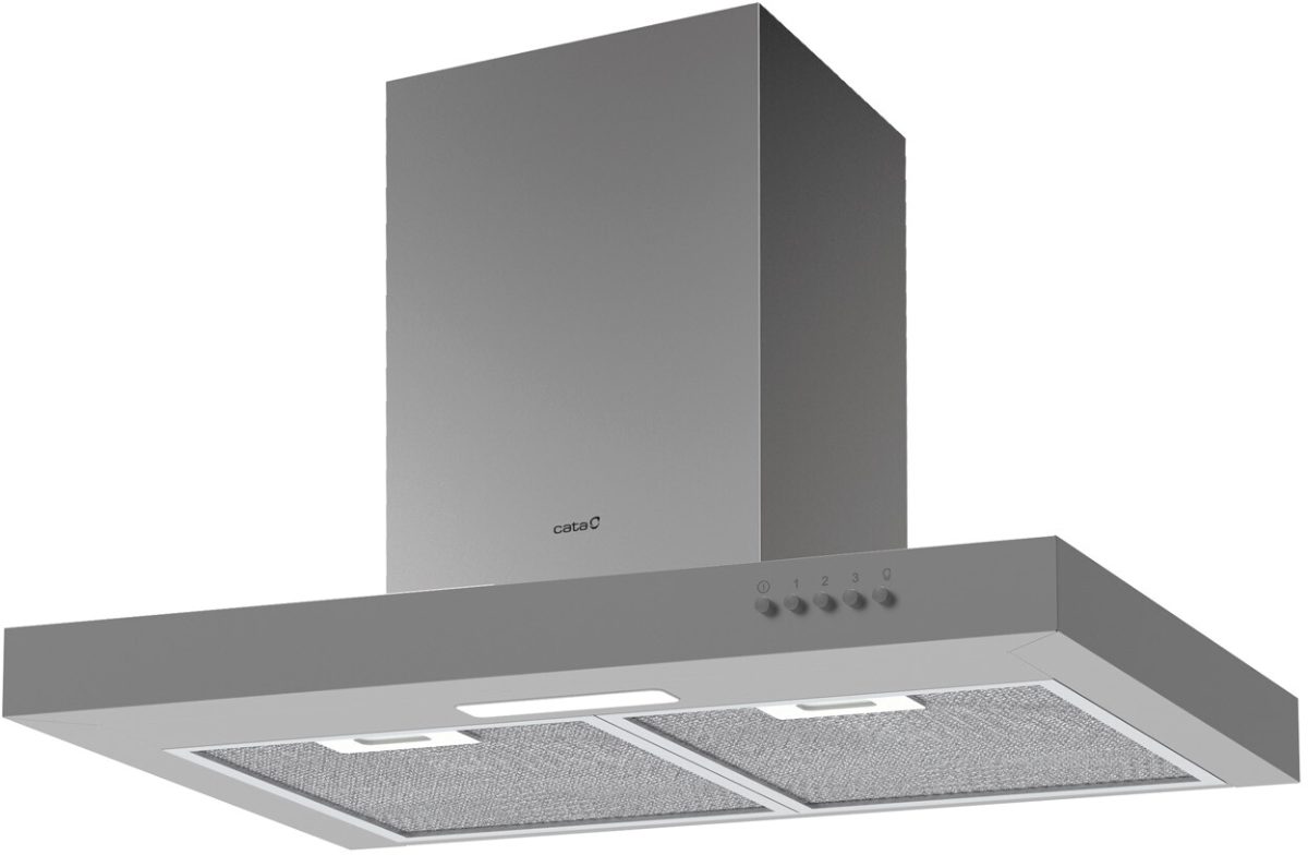 CATA ST-6010 X, Hood, Chimney Wall mounted, Energy efficiency class B, Width 60 cm, Mechanical control, 301 m³/h, LED, Stainless steel