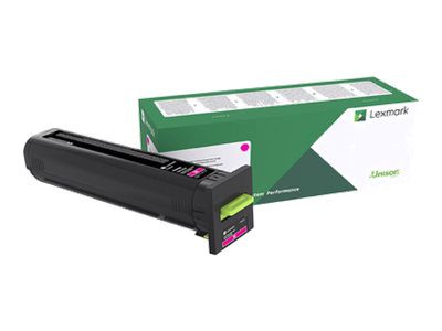 Lexmark CX825, 860 Magenta Return Programme 22K Toner Cartridge, Lexmark 82K2XM0, Lexmark - Extra High Yield - magenta - original - toner cartridge - LCCP, LRP, Toner cartridge, Magenta