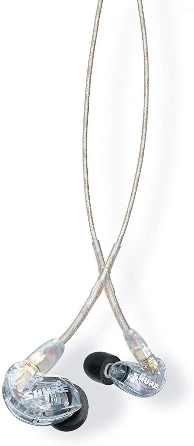 Shure SE215 Earphone, Clear, Shure