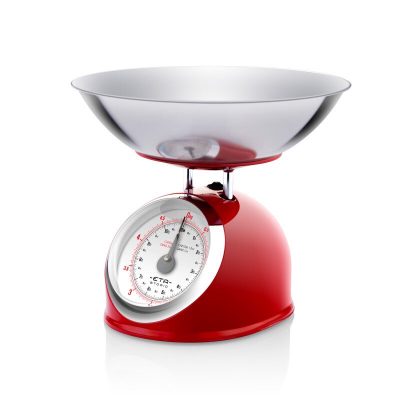 Kitchen scale, ETA577790030 Storio, Maximum weight (capacity) 5 kg, Graduation 25 g, Red