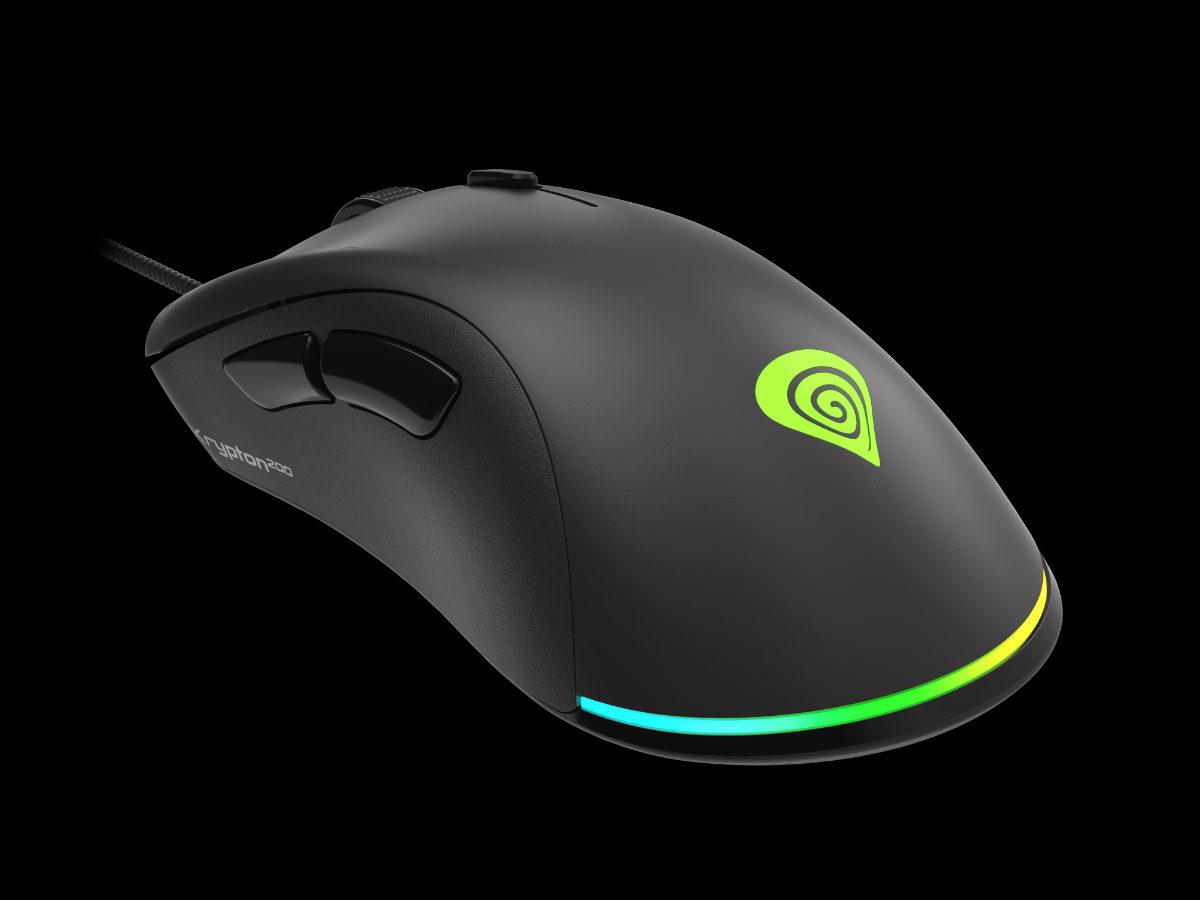 Gaming Mouse, Krypton 200, Wired, Black