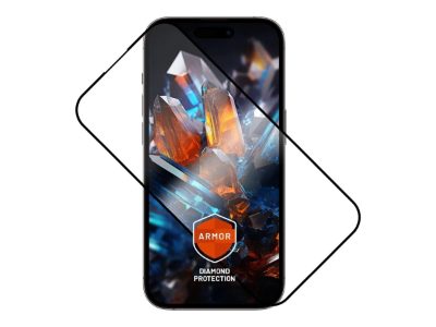 Fixed Armor, Screen protector, Apple, iPhone 15 Plus/iPhone16 Plus, Tempered glass, Black