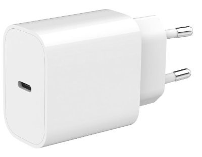 Gembird 24 pin USB-C, USB Type-C 20 W USB Fast Charger, TA-UC-PD20-01-W