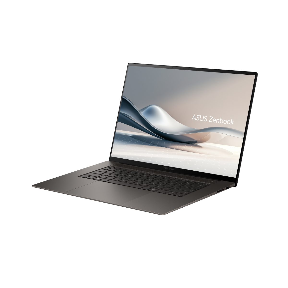 Asus Vivobook S16 UM5606WA-RK420X, Zumaia Gray, 16 ", OLED, 3K, 2880 x 1800 pixels, Glossy, AMD Ryzen AI 9, HX370, 32 GB, LPDDR5X, Solid-state drive capacity 2000 GB, AMD Radeon Graphics, Windows 11 Pro, 802.11be, Bluetooth version 5.4, Keyboard language US international, Keyboard backlit, Warranty 24 month(s), Battery warranty 12 month(s)