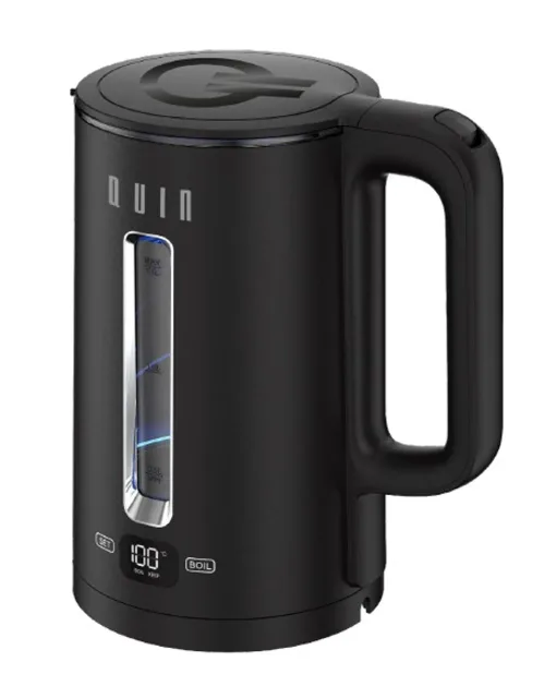 QUIN tējkanna, 1.5l, melna