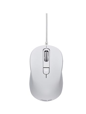 Blue Ray Mouse, MU101C, Optical USB mouse, White